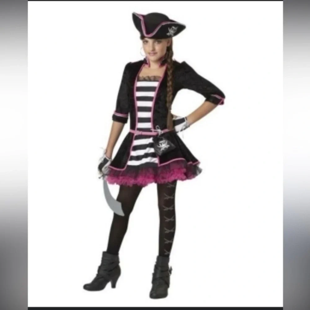 California Costumes - High Seas Pirate Juniors Tween size 12-14 years old